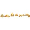6 Pezzi Statuetta di Gatto Carino Figurina Decorativa per Monitor Del Computer