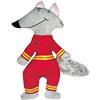 GRIBAUDO Fiammetta: Peluche. Fox baffi d'acciaio. Con Giocattolo morbido