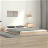 KTHLBRH Arredamento Casa Telaio per Letto Elegante letto matrimoniale con struttura robustaGiroletto 120x200 cm in Legno Massello di Pino