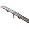 UNITRAILER ALR003 rampa pieghevole in alluminio per rimorchio 221 cm 340 kg con cinghia e supporto