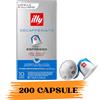 Illy Caffe 200 Capsule Compatibili Nespresso Decaffeinato