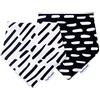 Tiny Twinkle BB2-U5 Set di 2 Bandana in Morbido Kaffle Black & White - 80 g