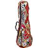 Ortega Guitars KUB-EM-SO Borsa Da Trasporto con Spallacci per Ukulele Soprano, El Muerto