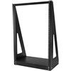 StarTech 2 POST Schwerlast Rack Telaio Aperto 16HE Rete Rack Schermo Nero