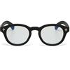 OKKIA Occhiale da Lettura Mod. Nashville Premontato Soft Touch-Spring Anti Luce Blu Nero Diottrie 2.50