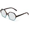 OKKIA Occhiale da Lettura Mod. Valencia Premontato Soft Touch-Spring Anti Luce Blu Havana Blue Diottrie 2.00