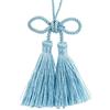 Cupido&Co. Fiocco con Nappe Azzurre H 60 mm - Bomboniera Elegante per Nascita, Battesimo e Comunione