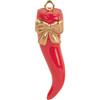 Cupido&Co. Cornetto Rosso con Fiocco H 47 Mm da Appendere Ideale Bomboniera