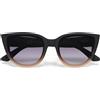 OKKIA Occhiale da Sole Premontato Gatto Lite Mod. Silvia Black Pink