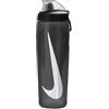 Nike Refuel Locking Lid Bottiglia per Bere Anthracite/Black/Silver Iridescent 709 ml
