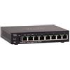Cisco Smart switch Cisco SG250-08 con 8 porte Gigabit Ethernet (GbE) con 8 porte Gigabit Ethernet RJ45, protezione limitata a vita (SG250-08-K9-EU)