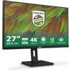 Philips 27B1U3900 - Monitor Ultra HD da 27 pollici, altezza regolabile, altoparlanti, Adaptive Sync (3840x2160, 60 Hz, 2x HDMI 2.0, 1x DisplayPort 1.4, 1x USB-C (90 W PD), RJ45, Hub USB) nero