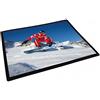 Adventa Tappetino per mouse personalizzabile, con bordo nero, 20,3 x 25,4 cm, ideale per scuola, ufficio o a casa