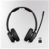 EPOS IMPACT 1000 MS UC ANC Wireless Headset with USB-C + USB-A Wireless Adapter for PC & Mac - Bluetooth On-Ear Headphones with Adaptive ANC & AI Noise-Canceling Microphone