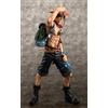 Megahouse Statua in PVC One Piece, modello eccellente P.O.P NEO-DX di Portgas D. Ace, edizione limitata 10th, versione 23 cm