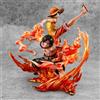 Megahouse One Piece P.O.P NEO-Maximum in PVC statua di Luffy e Ace, legame tra fratelli, edizione limitata 20º Anniversario, versione 25 cm