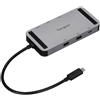 Targus DOCK429GL, cavo, USB4, 140 W, 10, 100, 1000 Mbit/s, argento, 20 Gbit/s