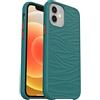 LifeProof Otterbox Cover per iPhone 12 mini LifeProof Wake, resistente a shock e cadute fino a 2 metri, cover sottile protettiva, progettata in modo sostenibile da plastica riciclata da oceani, Verde