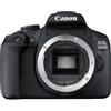 Canon Fotocamera reflex digitale 24 Mpx Video Full HD Zoom 10x Microfono Wifi NFC colore Nero - 2728C002 EOS 2000D + EF-S 18-55DC