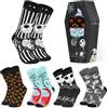 Disney Calzini Donna e Ragazza, EU 35-41, Pacco da 5 o 6 Calze Calde Morbido e Traspirante, Xmas Regali per Lei (Multi Jack Coffin, 5 Pcs)