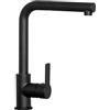 SCHOCK | Miscelatore Aquatown Doccia con Canna Alta a Ponte e Doccetta Estraibile, Color Nero Puro, h320mm
