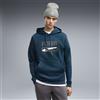 PUMA Felpa con cappuccio in pile PUMA Sport Logo Play da uomo, Abbigliamento, Blu, S