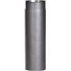 FIREFIX RD150/5 - Tubo per stufa in acciaio spesso 2 mm (tubo fumo) di diametro 150 mm, per stufe e fuochi d'artificio, Senotherm, grigio scuro, lunghezza 500 mm, colore: nero