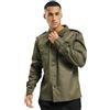 Brandit US Hemd Langarm Uomo Camicia Maniche Lunghe Nero 80% Poliestere, 20% Cotone Regular