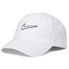 NIKE Berretto da Baseball Unisex Club Non Strutturato Swoosh, Bianco/Bianco, XL