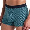 CALIDA Grafic Cotton Boxer a Pantaloncino, Blu Acceso, 54 Uomo