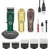 PIÙ GAMMA + ITALIA GAMMAPIU' Skin Bulk Balding Clipper, Tagliacapelli Uomo Professionale, Super Trimmer, Motore Rotativo, Lama 45mm Regolabile Zero-Gap, 2 Ore di Autonomia senza Fili, 3 Cover, 5 Pettini, Kit Pulizia