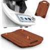 Vonsera Tavola Scorrevole per Bimby TM6 e TM5, Base per Bimby in Legno con 4 Ruotes Universali, Slider Thermomix TM6 per Macchine Alimentari, Marrone, Arco