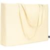 ELES VIDA Borsa in cotone 48 x 36 cm + 12 cm piega inferiore e laterale certificata Oeko-Tex FAIRTRADE, borsa in tessuto, borsa per il trasporto, borsa in cotone, borsa per la spesa, borsa da spiaggia
