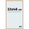 yd. Cornice 33x48 cm Faggio Chiaro - Cornice in Plastica Evry | Your Decoration, Vetro acrilico antiriflesso, Montaggio a parete, Adatta per foto, poster o puzzle, Made in Holland
