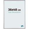 yd. Your Decoration - Cornice Puzzle 36x48 - Argento Lucente - Cornice Puzzle 500-1000 pezzi - Plastica Cornice portafoto - Annecy