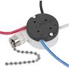 Bsentster Zing Ear ZE-208s E89885 - Interruttore per ventilatore a soffitto, 3 velocità, 4 fili, con 4 fili preinstallati