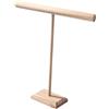 Harilla Espositore per gioielli a forma di T, espositore per gioielli, cassettiera in legno, porta collane originale per appendere ciondoli, braccialetti e, L