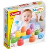 Quercetti Momy Soft, Costruzioni Morbide 12 pezzi, Giochi Bambini 6 Mesi e 3 Anni, Gioco Educativo 6-36 mesi, Regalo Bimbo 1 anno, Giocattoli Bambino 2 anni, Made in Italy