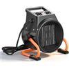 VEVOR Riscaldatore per Serra PTC 2000 W Stufa Elettrica con Ventola, 2 Livelli di Calore, Angolo Regolabile 15°, Protezione da Surriscaldamento, Portatile per Grow Tent, Serra e Stanza per Piante