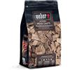 Weber Chips per affumicatura di Hickory/Accessorio BBQ, trucioli per affumicatura Naturale per Il Barbecue, Aroma speziato con Nota di Fumo decisa, 0,7 kg