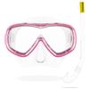 CRESSI Piumetta + Mini Island Set Maschera e Snorkel Jr - Trasparente/Rosa