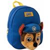 CERDÁ LIFE'S LITTLE MOMENTS Zaino asilo Paw Patrol Chase per bambini, unisex, con peluche 3D, con spallacci regolabili e cerniera, licenza ufficiale, taglia unica
