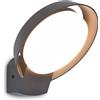 Applique da esterno a LED Lutec Polo 1100 lm 16,4x16,2x18 cm antracite