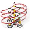 Quercetti Skyrail Suspension Basic 7-14 Anni Pista Biglie per Bambini fino a 5m Circuito 3D Percorso Biglie Giochi Stem 7 Anni 8 Biglie Basi e Tiranti Giochi Bambino 8 Anni Maschio Giochi Educativi
