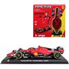 Burago Bburago - Ferrari SF23 F1 2023#Sainz Kit Da Montare con Casco E Supporto - Auto In Miniatura Da Collezione In Metallo In Scala 1/24 - Modello Ridotto Ufficiale Formula 1 Stagione 2023 - Edition