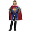 FIESTAS GUIRCA | Costume Re Medieval Bambini (10-12 anni) - Mantello, Casacca, Cintura e Pantaloni - Costumi d'Epoca, Cavaliere e Sovrano per Halloween, Carnevale e Feste in Maschera