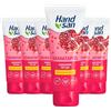 Handsan Crema mani al melograno con Q10, 6 x 90 ml, prezioso idratante per mani morbide e rigenerate, vegana