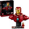 LEGO Marvel Busto di Iron Man MK4 - Set di Costruzioni per Adulti Fai da Te co