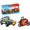 PLAYMOBIL Police Pick-Up Truck Pursuit speelset met figuren, achtervolgingsjacht