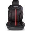 SPARCO cuscino del sedile cuscinetto del sedile protezione del sedile universale nero rosso protezione del sedile dell'auto